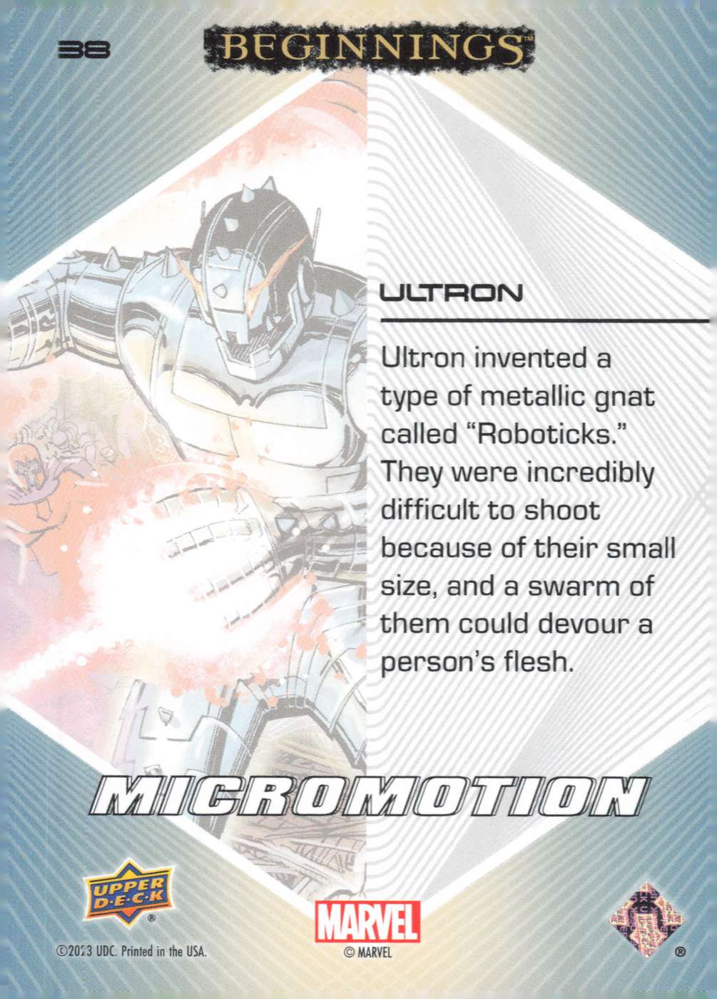 Ultron back card image