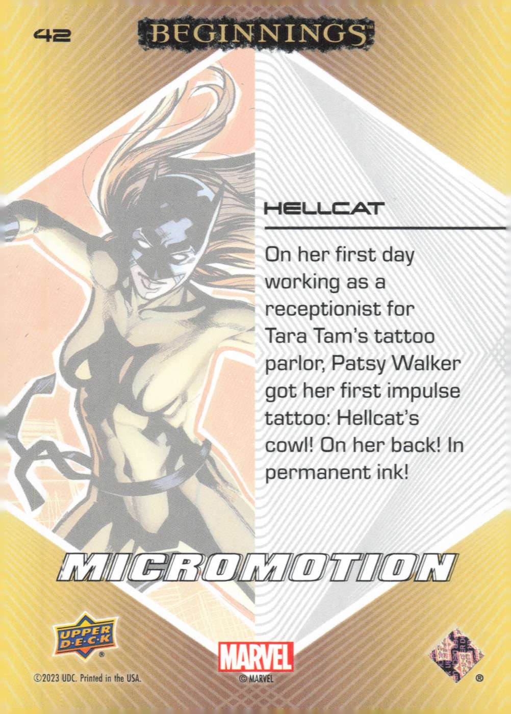Hellcat back card image