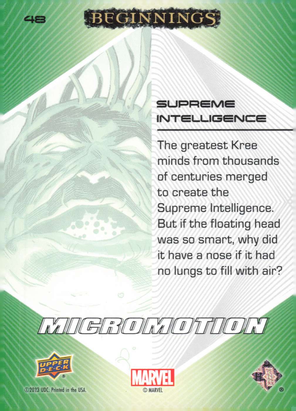 Supreme Intelligence back card image