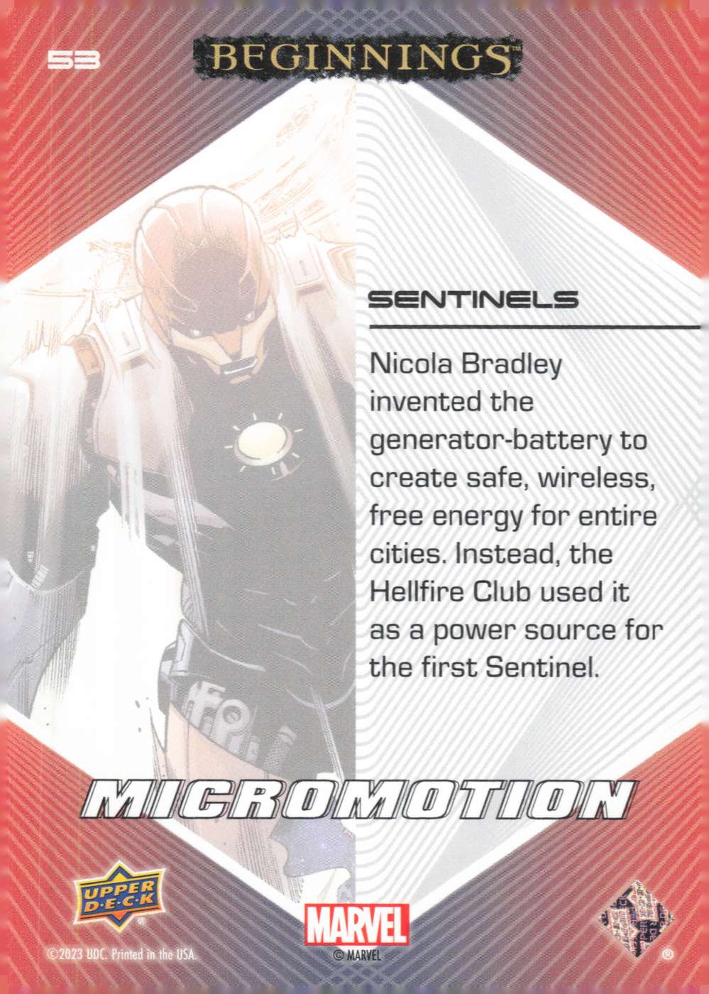 Sentinels back card image
