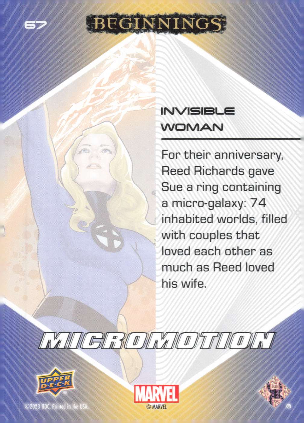 Invisible Woman back card image