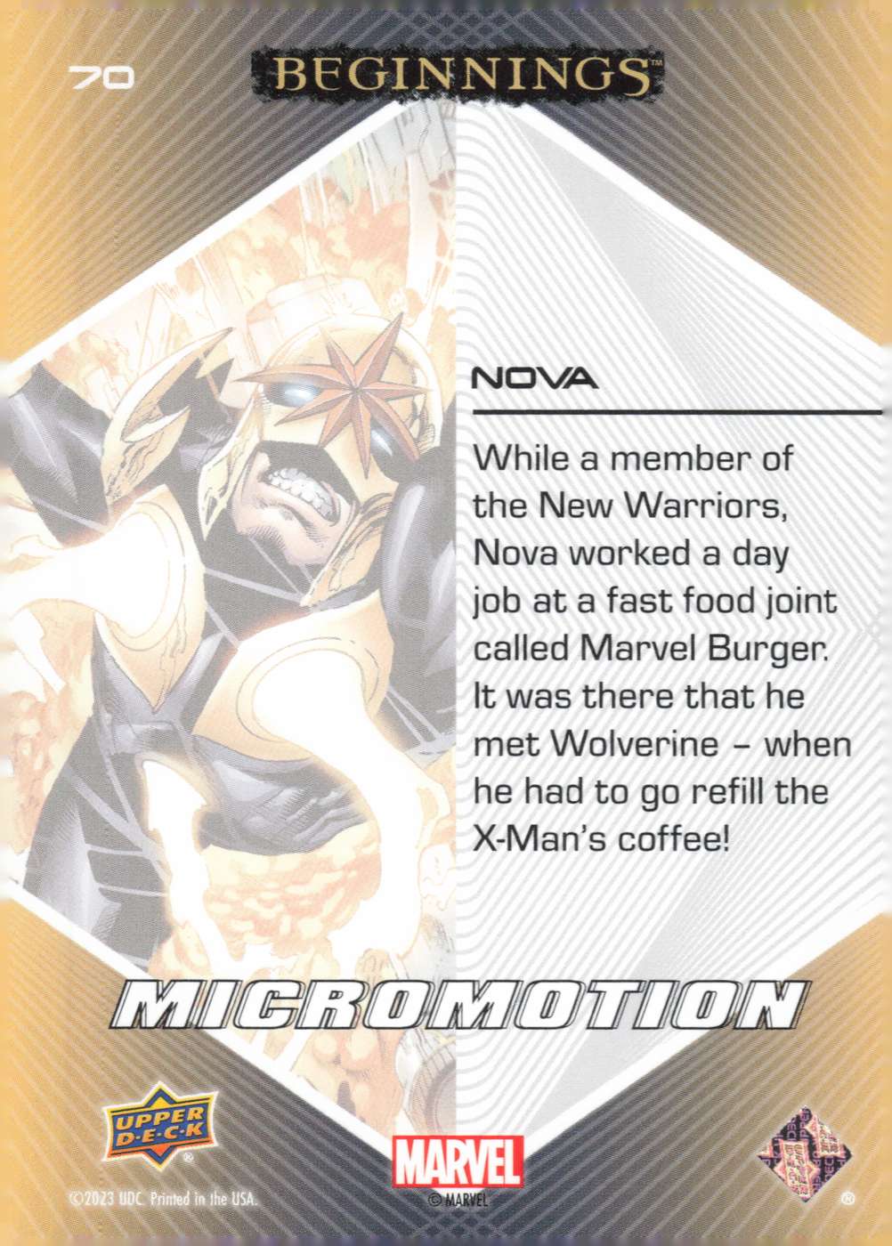 Nova back card image
