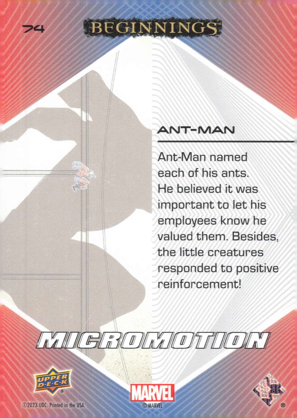 Ant-Man back card image