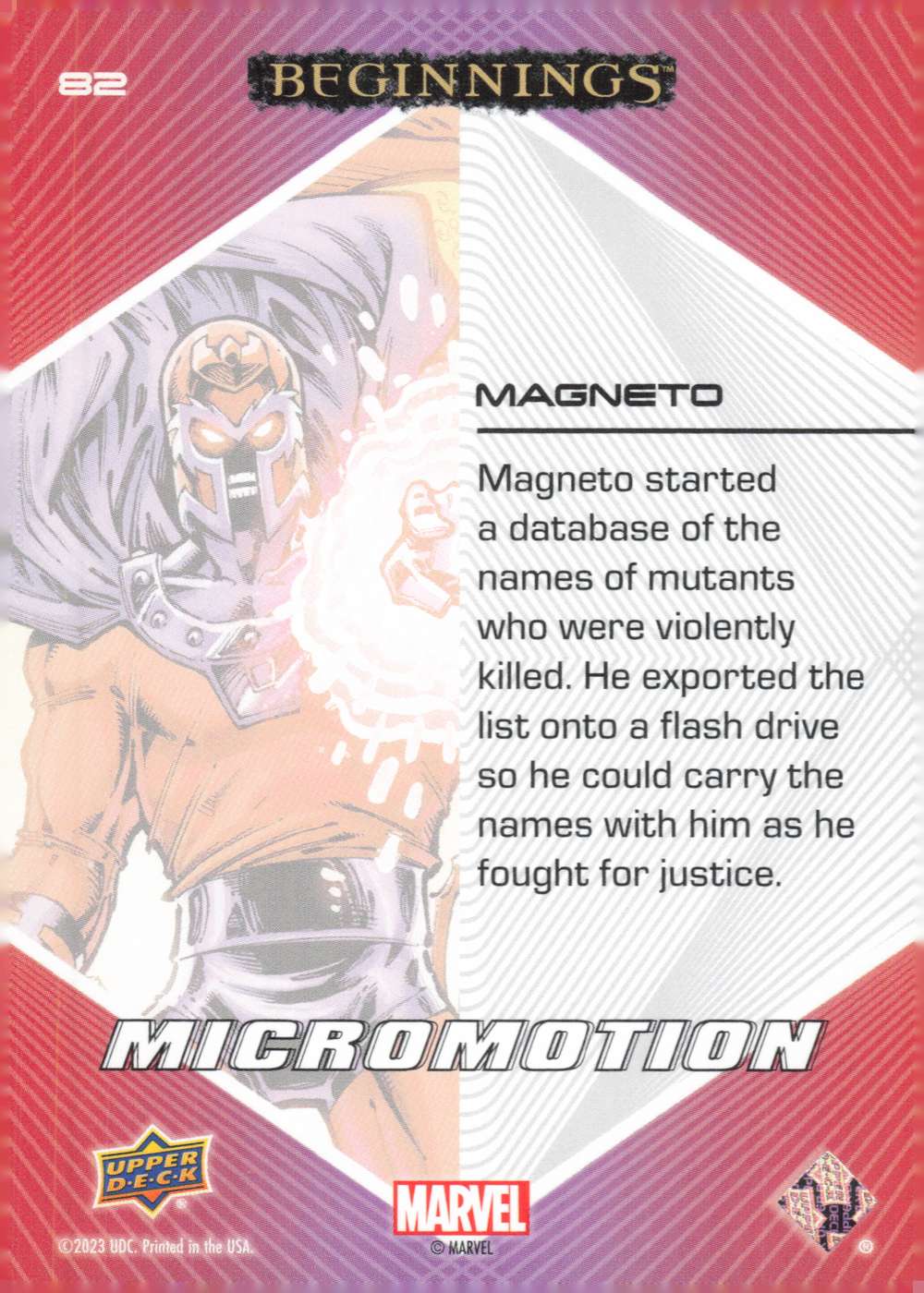 Magneto back card image