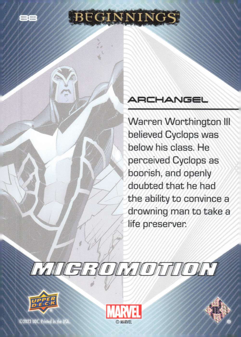 Archangel back card image