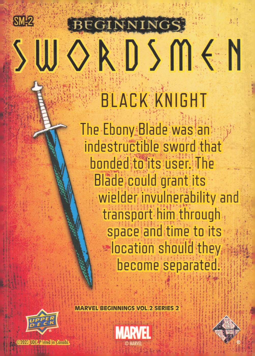 Black Knight back card image