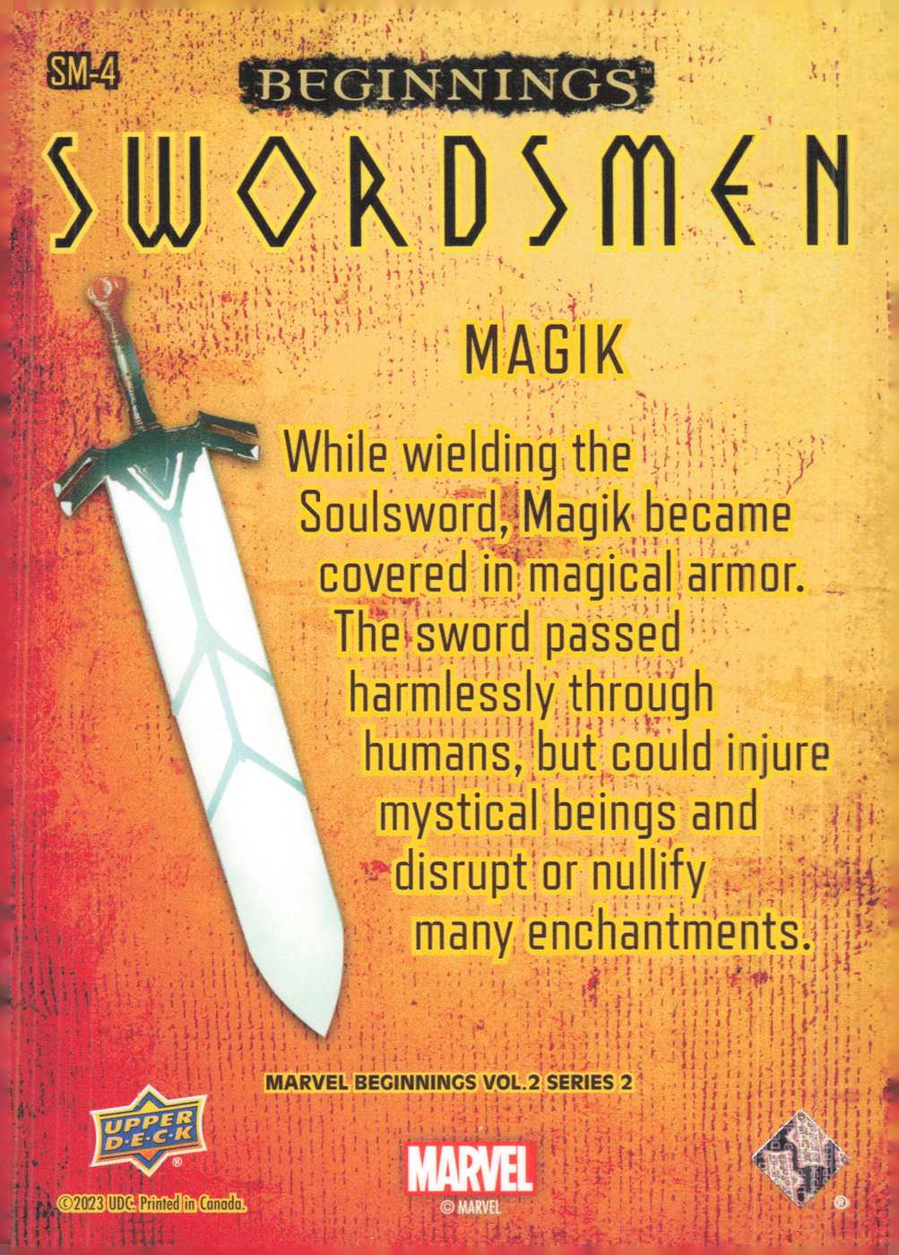 Magik back card image