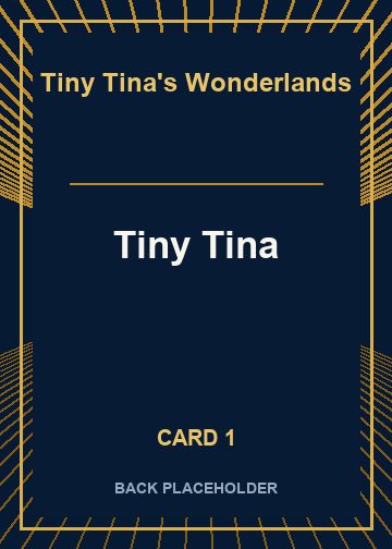 Tiny Tina back artwork