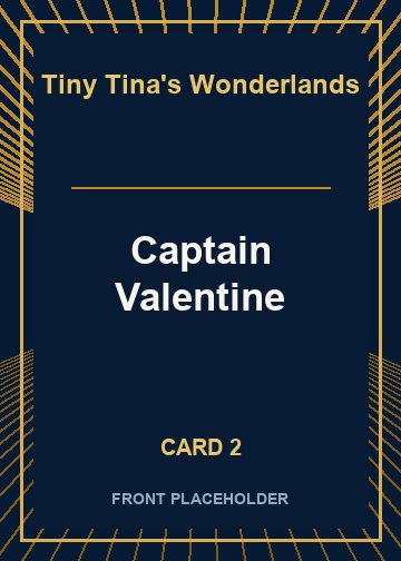 Captain Valentine front artwork