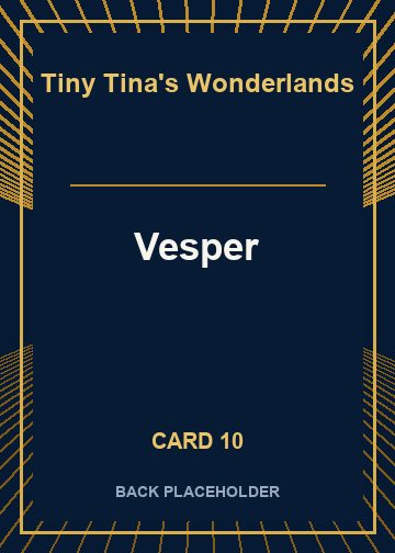 Vesper back artwork
