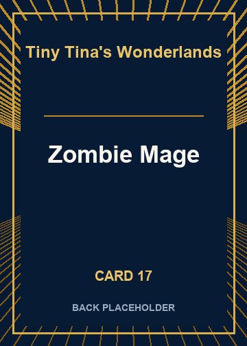 Zombie Mage back artwork