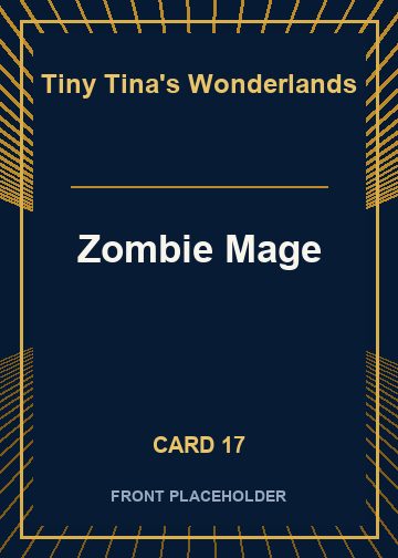 Zombie Mage front artwork