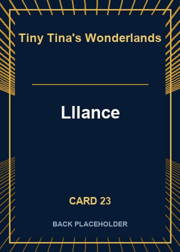 Lllance back artwork