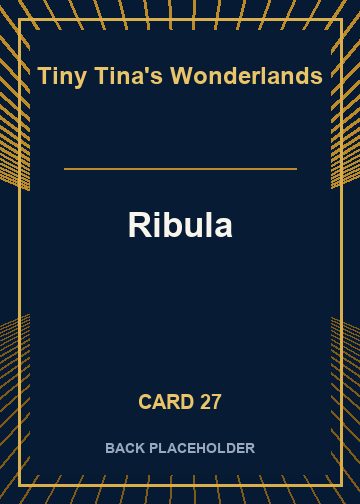 Ribula back artwork