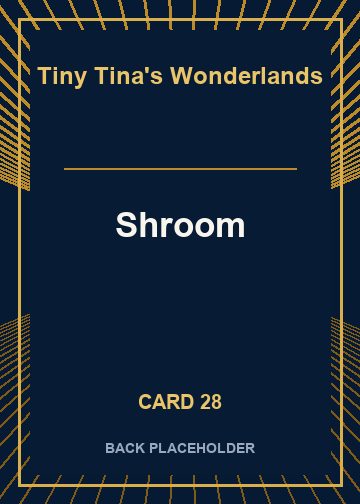 Shroom back artwork