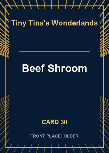 Beef Shroom front artwork