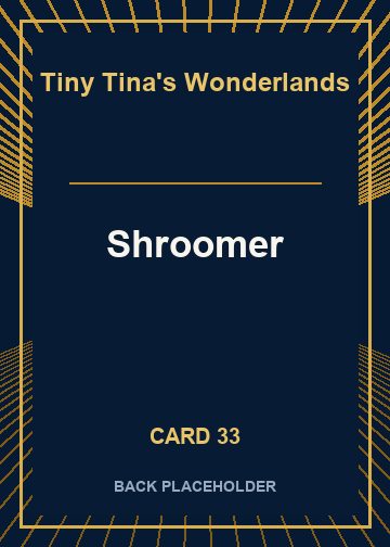 Shroomer back artwork