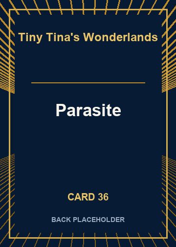 Parasite back artwork