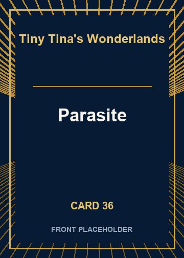 Parasite front artwork