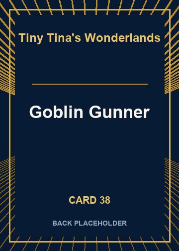 Goblin Gunner back card image