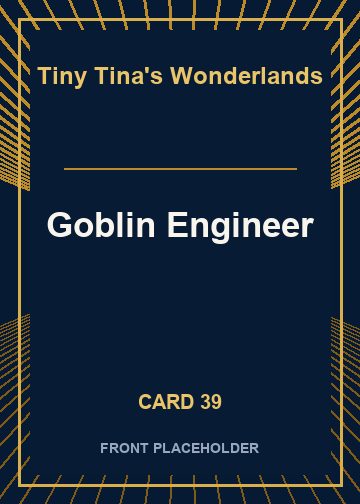 Goblin Engineer front card image