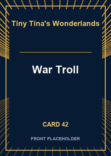 War Troll card thumbnail