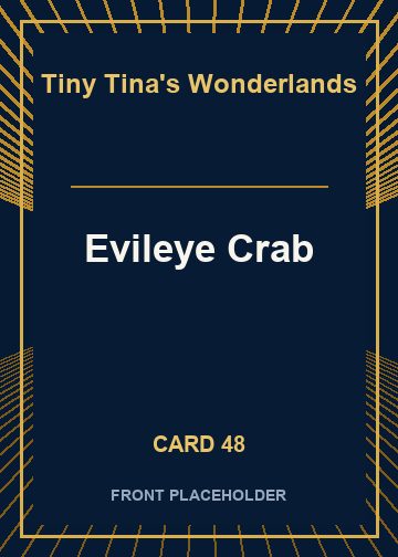 Evileye Crab front card image