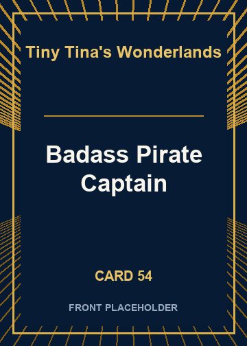 Badass Pirate Captain card thumbnail
