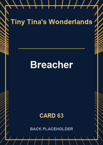Breacher back card image
