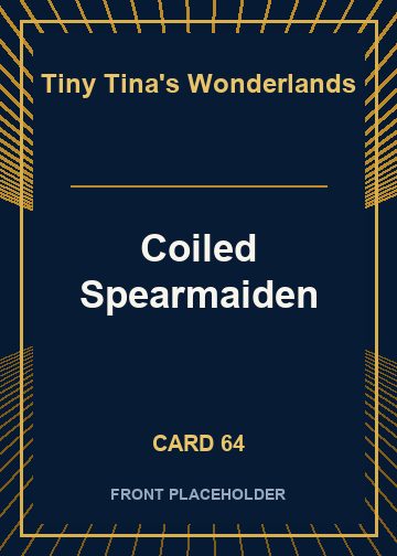 Coiled Spearmaiden card thumbnail