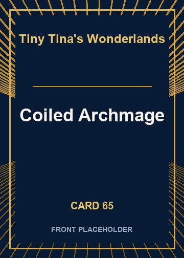 Coiled Archmage front card image