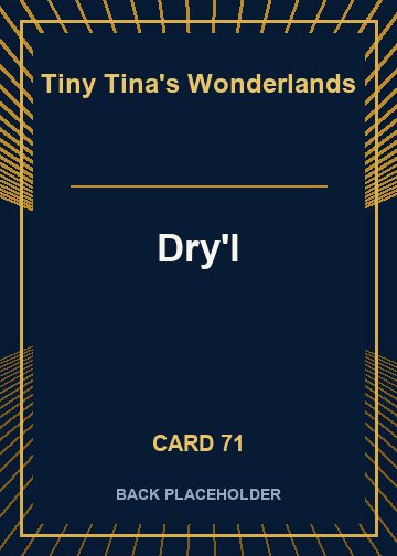Dry'l back card image