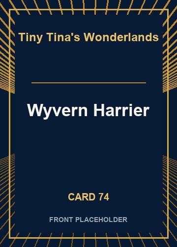 Wyvern Harrier front card image