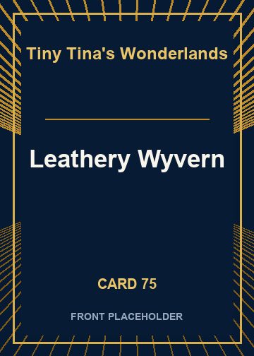 Leathery Wyvern card thumbnail