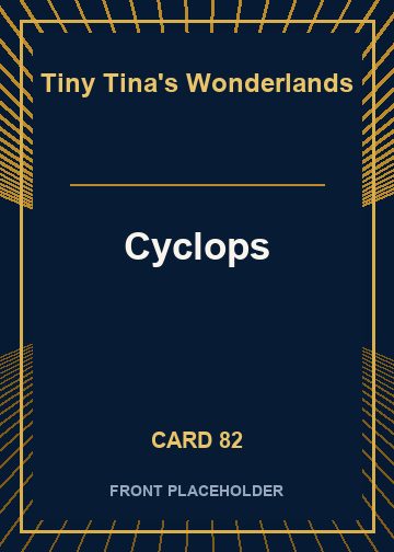 Cyclops front card image
