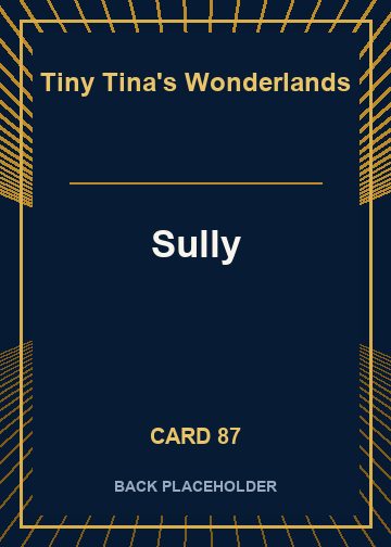 Sully back card image