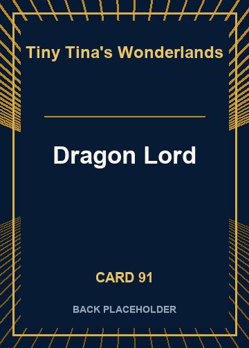 Dragon Lord back card image