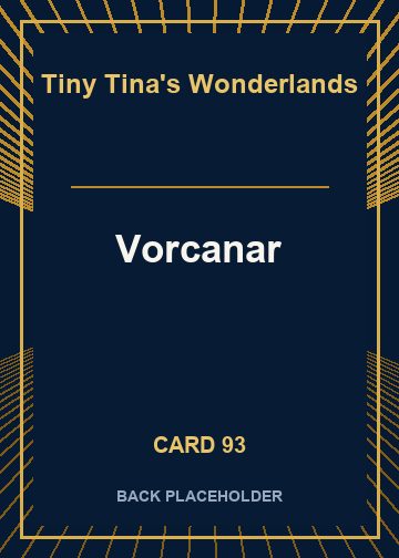 Vorcanar back card image