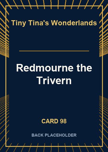 Redmourne the Trivern back card image