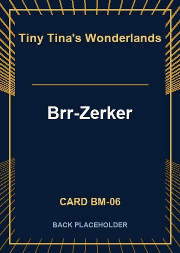 Brr-Zerker back card image