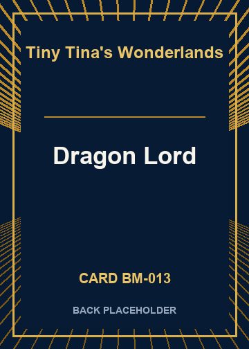 Dragon Lord back card image