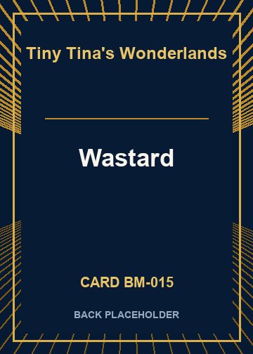Wastard back card image