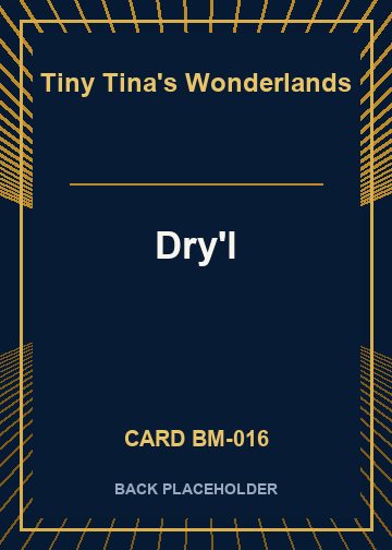 Dry'l back card image