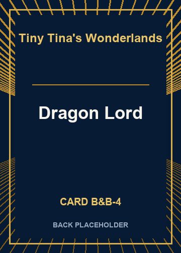 Dragon Lord back card image
