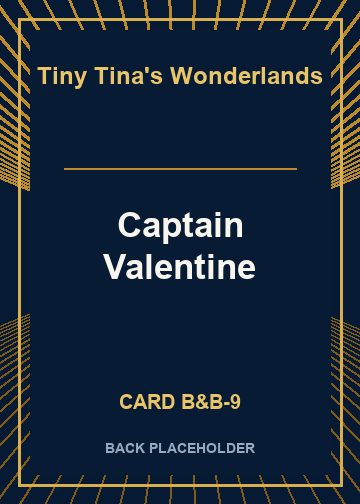 Captain Valentine back card image