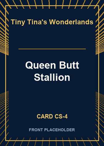 Queen Butt Stallion card thumbnail