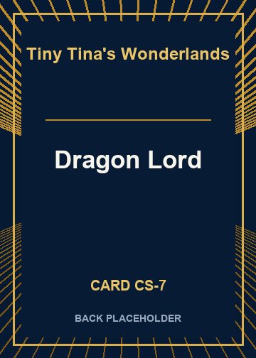 Dragon Lord back card image