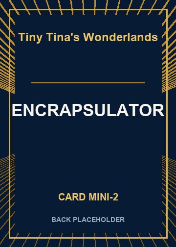 ENCRAPSULATOR back card image