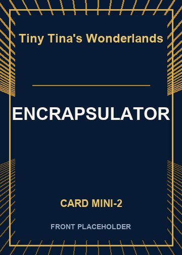 ENCRAPSULATOR front card image