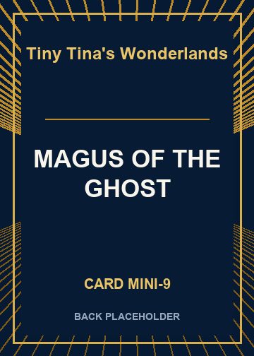 MAGUS OF THE GHOST back card image